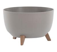 Planter Pot Oslo Grey 40x25 CM Plastic/Holzfasern