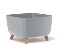 Planter Prosperplast Gracia Square Light Gray Legs Insert DGQL400-443U
