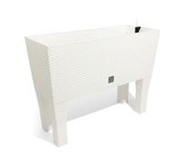 Rattan Large Planter Seed Growing Plant Pot Legs Indoor Planting Irrigation Herb