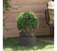 vidaXL Planter Ring Black 30 x 30 x 20 cm Cold-rolled Steel