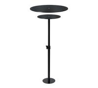 Planter Riser - Adjustable 11-20in Iron+acrylic, Height Expanding Flower Pot Insert Lifter | Indoor Outdoor Patio Corner Floor Table Windowsill Porch Balcony | Stable Decorative Gardening Accessory Du