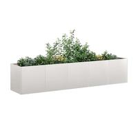 Planter Stainless Steel Cold-Rolled Steel 200x40x40cm Raised Garden Outdoor Bed