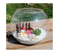 Planter Terrariums Landscape Glass Vase Succulent Plant Terrarium Container Flower Pots Garden Decoration Air Plant Holders(B)