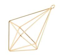 Planter Terrariums Metal Plant Stand Air Plant Holder Geometric Glass Terrarium Plant Propagation Station With Iron Stand Air Plant Holders(Golden,A)