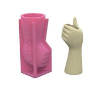 Planter Vase Molds Gesture Shape Flowerpot Epoxy Resin Mold Pen Storage Holder for Craft Creative Pen Holder Mold