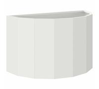 Planter Outdoor Garden Container Holder Terrace Pot Half Round Fixture vidaXL