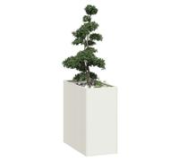 Planter White 40x80x80cm Cold-Rolled Steel Raised Garden Bed Planter Box Outdoor