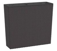 Planter with Removable Inner Raised Bed Plant Pot 12 / 44 L PP Rattan vidaXL