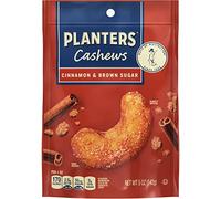 PLANTERS Cashews Cinnamon & Brown Sugar Party Snacks 5oz Bag