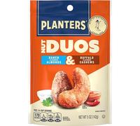 PLANTERS Nut Duos, Ranch Almonds & Buffalo Cashews, Roasted, 5 Oz (1 Ct)