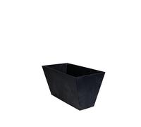 Planters Pride Charisma 60cm Tapered Recycled Plastic Trough, Marbled Grey | 38.6L Raised Rectangular Veg Trug Planter for Herbs & Shrubs | Indoor Houseplant Pot, Outdoor Balcony & Patio Planter Box