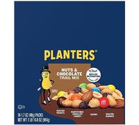 Planters Trail Mix, Nuts & Chocolate, 1.7-Ounce Tubes (Pack of 18)