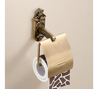 Plantex Antique Aluminium Toilet Paper Roll Holder Bathroom Accessories (Bronze)