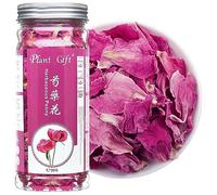 PlantGift Peony Flower Petals 30G/1 05oz 芍药花 Herbaceous Peony Tea Pure Herbal Tea Peach Blossom Tea Caffeine Free No GMOs Chinese Tea G Peony Flower