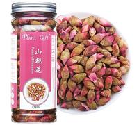 PlantGift Wlid Peach Blossom Flowers Dried 80G/2.82oz 山桃花 Health Tea, Marigold Tea, Pure Herbal Tea, Peach Blossom Tea, Caffeine-Free, No GMOs, Chinese Tea