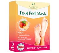 PLANTIFIQUE Foot Peel Mask, Dermatologically Tested Foot Treatment, 2 Pairs