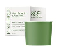 PLANTIFIQUE Only Refill Korean Glycolic Acid Pads with CICA, 60 Pcs - AHA, BHA, PHA Face Exfoliating Pads for Gentle Skin Renewal - Toner Pads for Cleansing All Skin Types - Vegan Formula