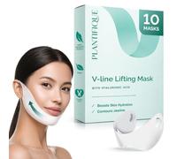 PLANTIFIQUE V-Line Face Lifting Chin Mask, 10 Pack - Double Chin Reducer
