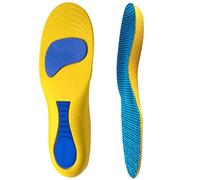 Plantillas Confort para Mujer Hombre, Ortopédicas Plantilla Transpirable Y Amortiguador Orthopedic Arch Support Insoles (Yellow)