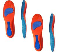 Plantillas Confort para Mujer Hombre, Ortopédicas Plantilla Transpirable Y Amortiguador Orthopedic Arch Support Insoles (Red*2)