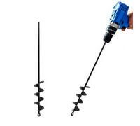 Planting Auger Drill Bit for Garden - 3cm Diameter x 60cm Deep Hole Digger - Fits Any 3/8” Drill - Ideal for Bulbs, Seedlings, Stakes & Raised Beds - Effort-Saving Spiral Planter Tool