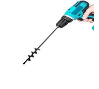 Planting Auger Drill Bit for Garden - 4cm Diameter x 45cmDeep Hole Digger - Fits Any 3/8” Drill - Ideal for Bulbs, Seedlings, Stakes & Raised Beds - Effort-Saving Spiral Planter Tool