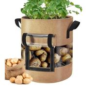 Planting Bag - Multi Purpose Garden Container, Grow Pot System, Foldable Planting Sack, Root Friendly Gardening Bags | Plantings Bag Polyester Build Design for Home Garden Patio Balcony Use