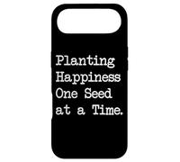 Planting Happiness One Seed at a Time Funny Quotes Case for iPhone Air