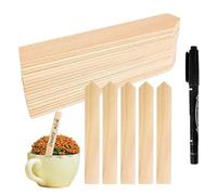 Planting Identification Markers - Five Dozen Botanical Labeling Slats, Reliable Vegetation Tagging, Sustainable Seedling Labels | Sturdy Horticultural Writing Board, Creative Indoor Home Organization