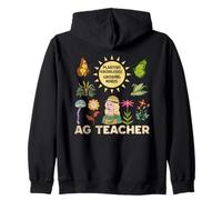 Planting Knowledge Growing Minds Agriculture AG Teacher Zip Hoodie