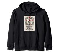 Planting Peace After Loss Grief Gardener Support Zip Hoodie