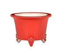 Planting Pots Indoor Flower Pot Plant Containers Cracked Flower Pots Succulent Orchids Green Plants Ceramic Flower Pots Tall Round Flower Pots Outdoor Pots (D)