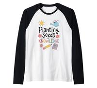 Planting The Seeds of Knowledge Raglan Baseball Tee