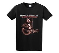 PLANT'ISM Men's Summer T-Shirt Bob Seger 1980 Live Tour Recording from Bob Seger Sbb Men's T-Shir Black 3XL