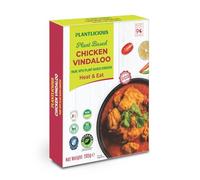 Plantlicious Chicken Vindaloo Ready Meal 285g | Heat & Eat | Microwaveable| Made with Plant-Based Chicken