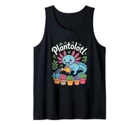 Plantolotl Cute Axolotl with Succulents Houseplants Tank Top