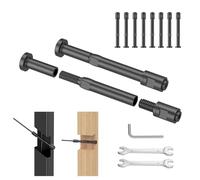 PLANTOP 10 Pack 1/8" Black Swageless Invisible Cable Railing Kits for Deck Stair Railing, Suitable for 2"x2" Wood/Metal Posts
