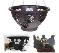 Plantopia 14 Easy Fill Hanging Basket with 12 Side Panels and Chain (1)