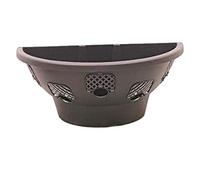 Plantopia 5 x Easy Fill Wall Mount Hanging Baskets/Planters, Black 20", FREE Express Delivery