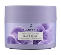 Plantopia Bath Soak & Body Scrub - Sleep Promoting Ashwagandha & Sandalwood - Relaxing Bath Soak & Skin Exfoliator - Aromatherapy Essential Oil Blend - Vegan Cruelty Free, 200g