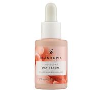 Plantopia Face Serum - Anti Aging & Brightening Day Serum with AHA & Vitamin C - Energising Ginseng & Lemongrass - Aromatherapy Essential Oil Blend - Vegan Cruelty Free, 27ml