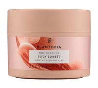 Plantopia Time to Spring Body Sorbet, 200 ml - Energising & Uplifting Ginseng & Lemongrass - Cruelty Free Vegan - Radiance Boosting & Anti-Ageing