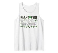 Plantovert Funny Definition When You Like Plants Over People Tank Top