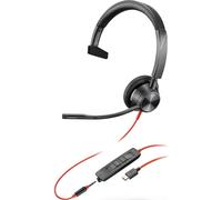 Plantronic Blackwire 3315 Wired Single Ear Mono USB-A Headset with Boom Mic Poly