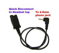 Plantronics 2.5mm QD cable for Cisco SPA921 922 941 942 501 502 504 508G 509 525