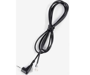 Plantronics 2.5mm Sub-Mini Plug to RJ9 Modular Plug Cable for Wireless Headsets
