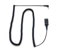 Plantronics 2.5mm to QD Coiled Cord for Cisco 921 922 941 942 962 303 504 508 IP