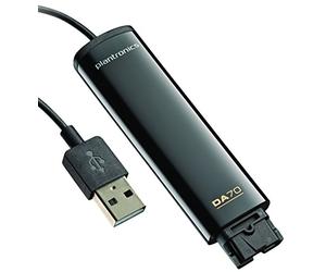 Plantronics 201851-02 DA70 Headset Cable, Black