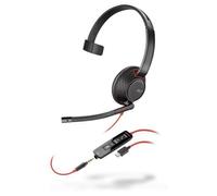 POLY Blackwire 5210 Headset Wired Head-band Calls/Music USB Type-C Bla