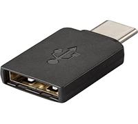 Plantronics 209505-01 Cable Adapter USB-Type C USB-Type A Black - Adapter for Cable (USB-Type C, USB-Type A, Male Connector / Female Connector, Black)